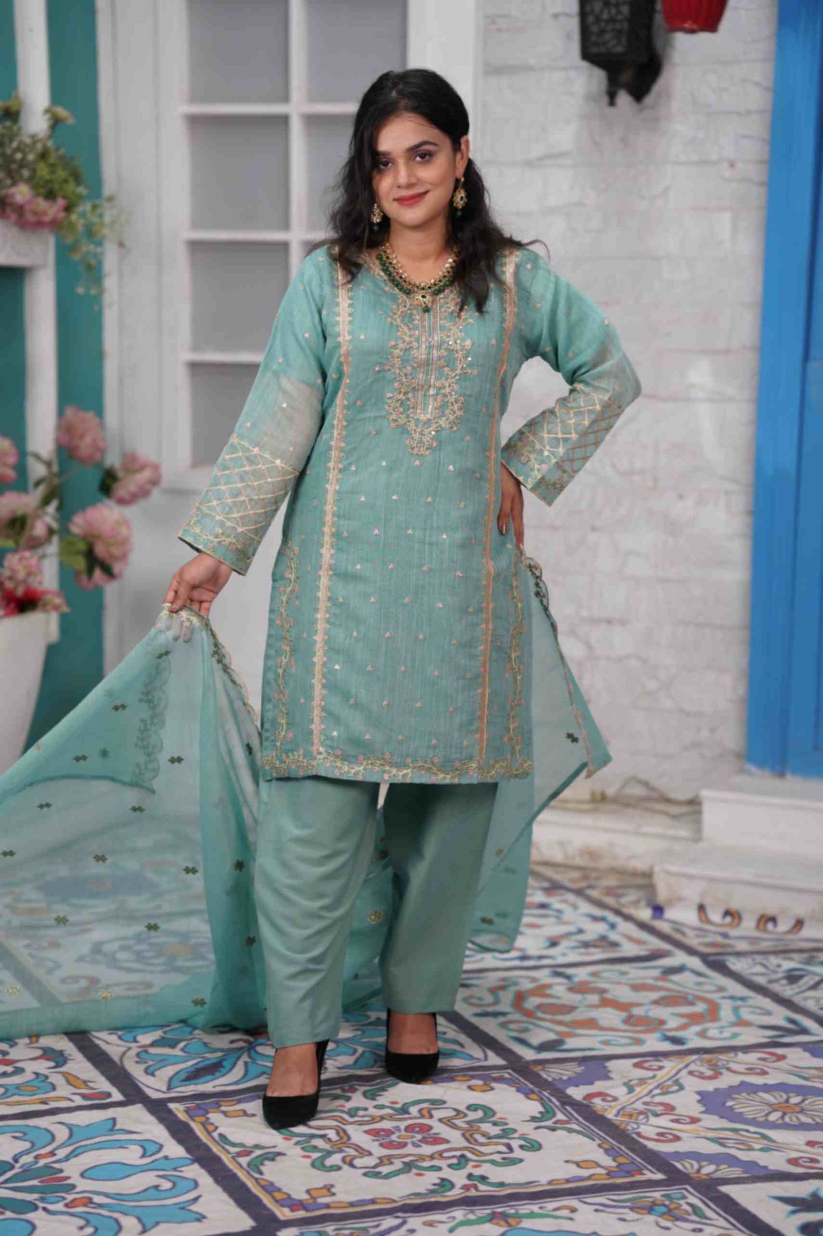 KHADDI MINAR OUTFIT | TK-0321